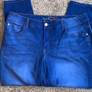 22W Faded Glory Jeans Skinny Denim Jeans